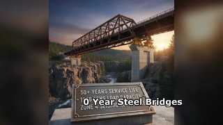Custom Steel Bridges 0 Year Life