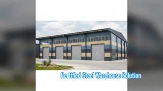 Certified Steel Warehouse Building CE SGS Approved