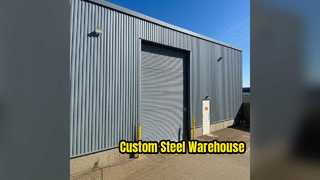 Edifícios de aço para armazéns personalizados construídos de forma robusta