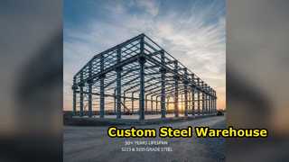 Custom Steel Warehouse Built to Last