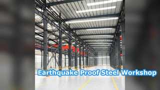 Oficina de aço à prova de terremotos de 50 anos