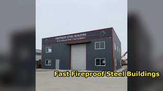 Steel Building Fast Assembly Fireproof 70 Yr Life