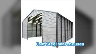 Kits de armazém de aço rápidos e acessíveis