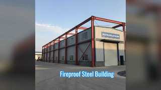 Fireproof Steel Building Fast Assembly Industrial