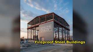 Fireproof Steel Building 50 Year Life