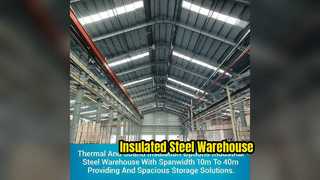 Steel Warehouse Insulation Fire Resistant
