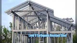 Level 6 Earthquake Resistant Steel Industrial Structures