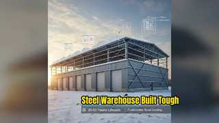 Steel Warehouse Built Tough 35-50 Year Lifespan